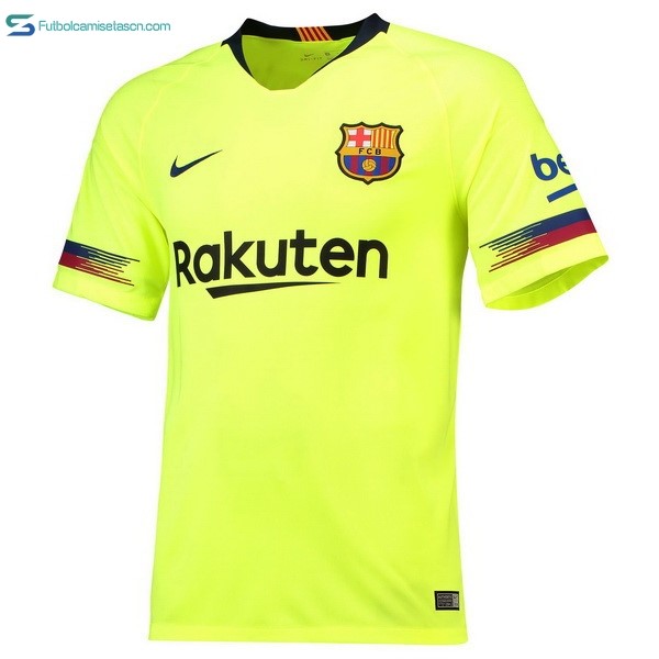 Tailandia Camiseta Barcelona 2ª 2018/19 Verde